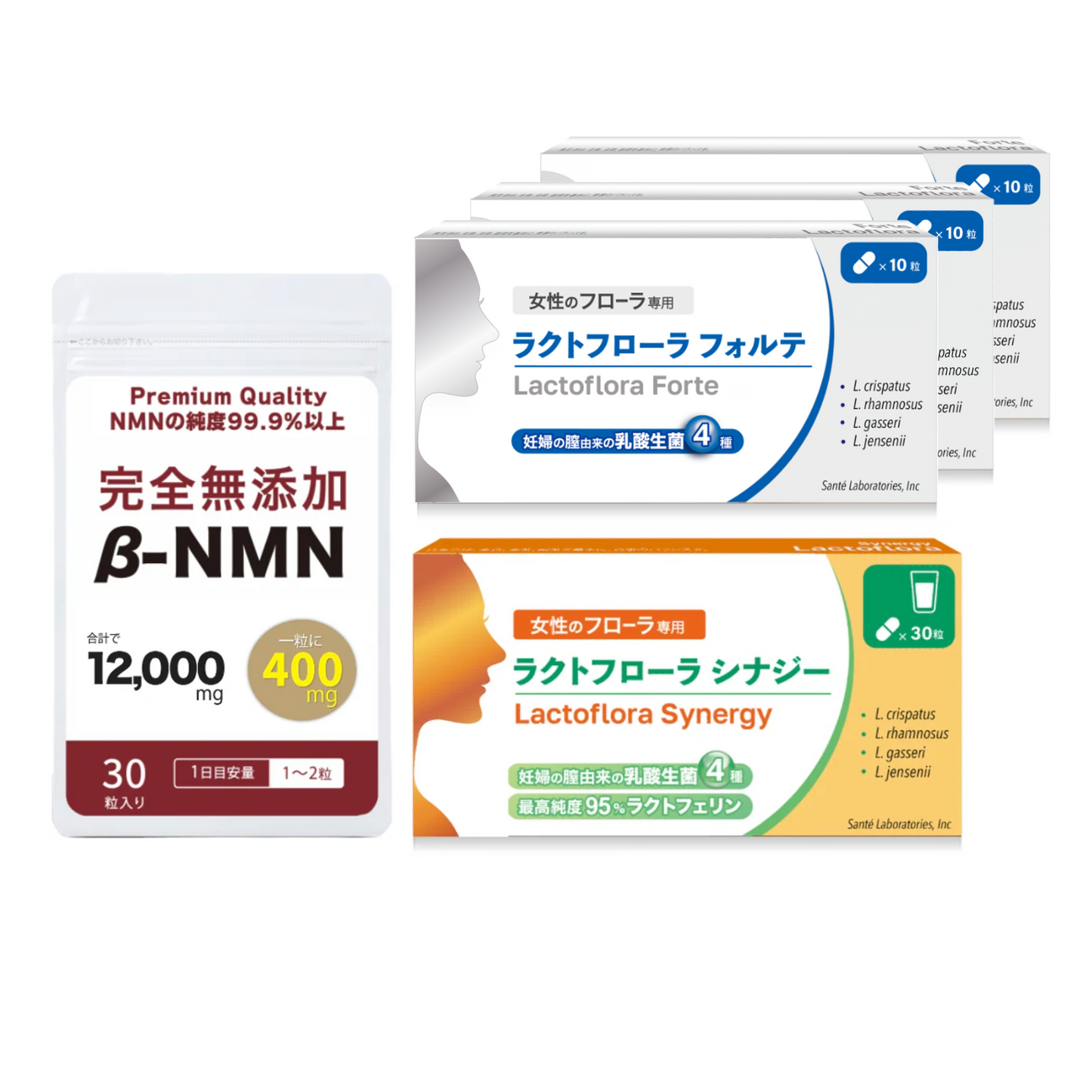 スターターセット (NMN×1+シナジーx1+フォルテx3)