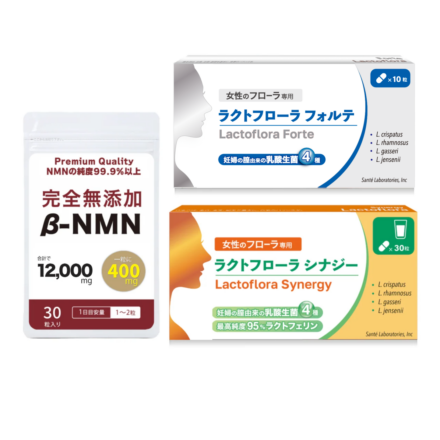 Lactoflora Forte + Synergy + NMN 套装