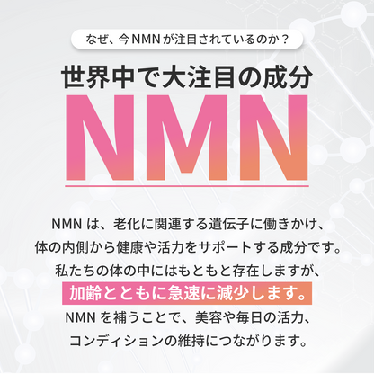 NMN 極小カプセル 完全無添加 国産 純度100% NMN 250 mg 腸溶性カプセル採用 (妊活AMH対策)