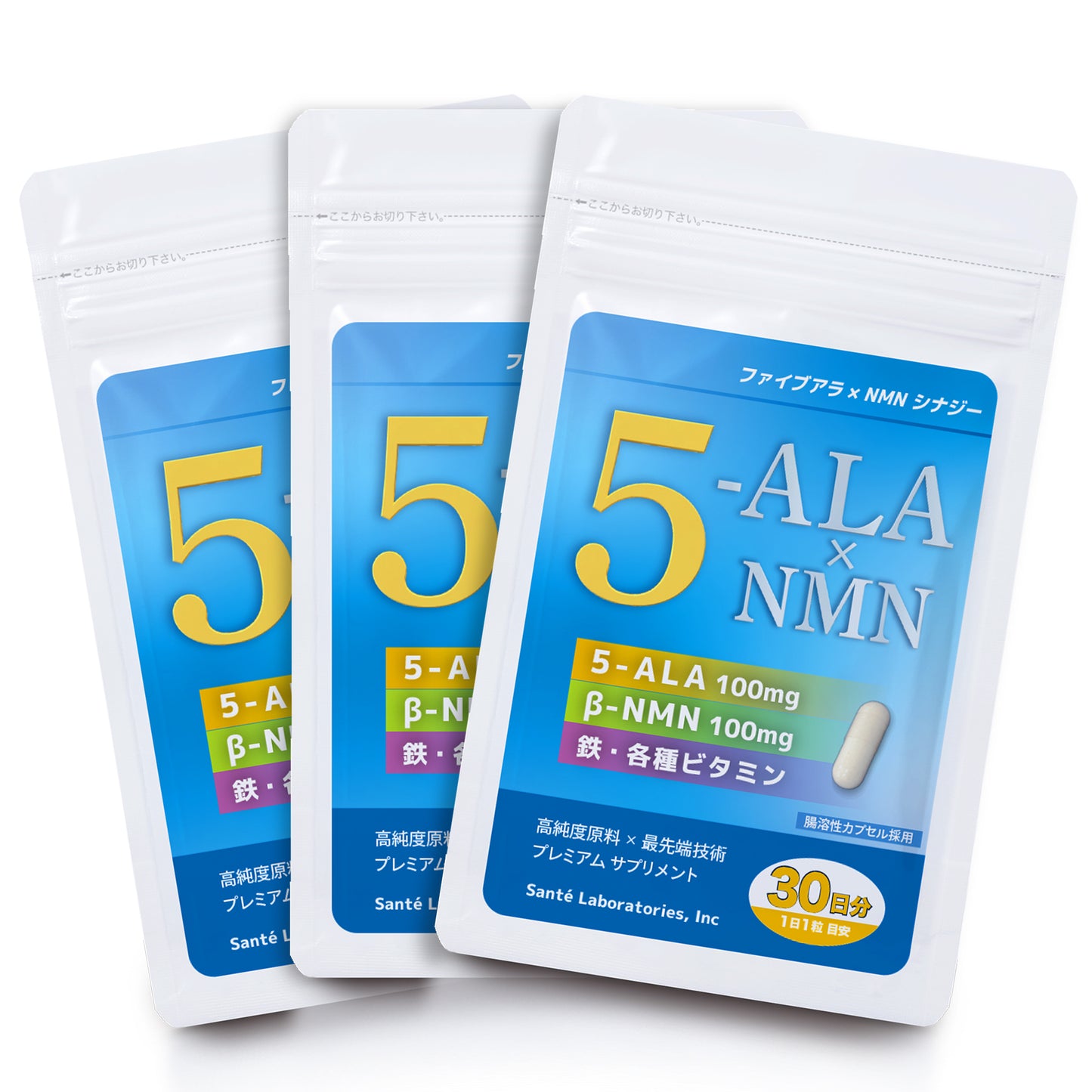 5-ALA (100mg) x NMN (100mg) シナジー（30粒入り）